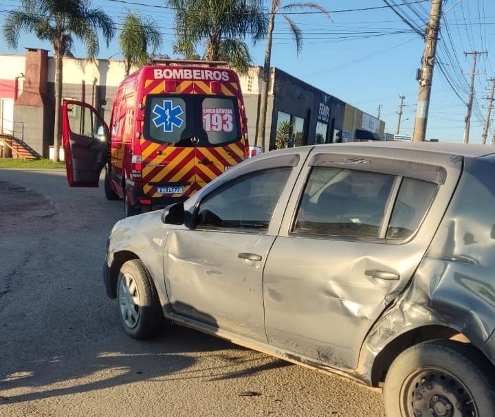 Acidente na BR 280 deixa motociclista em Rio Negrinho SC