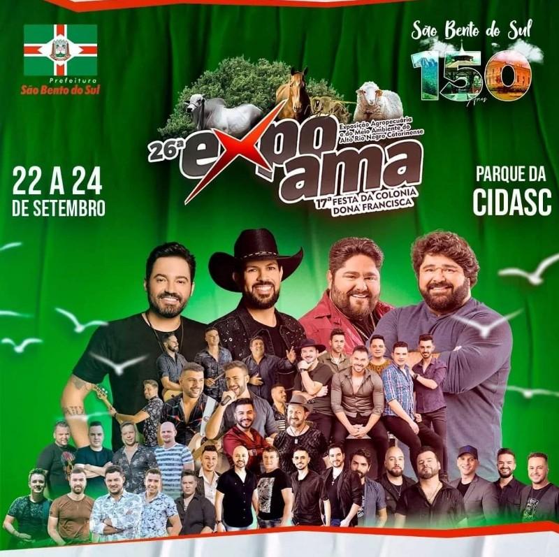 Expoama inicia nesta sexta com shows nacionais gratuitos