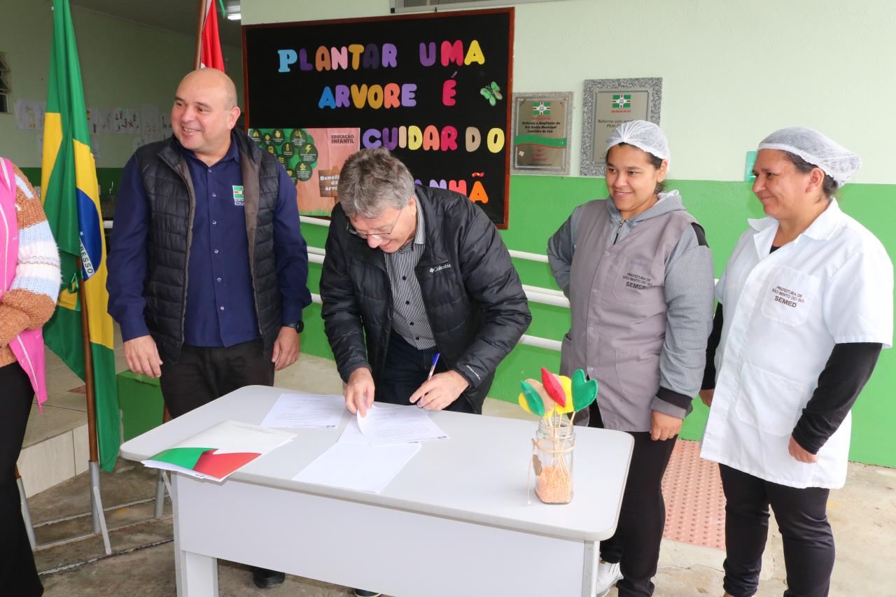 Mais três escolas serão reformadas em São Bento do Sul