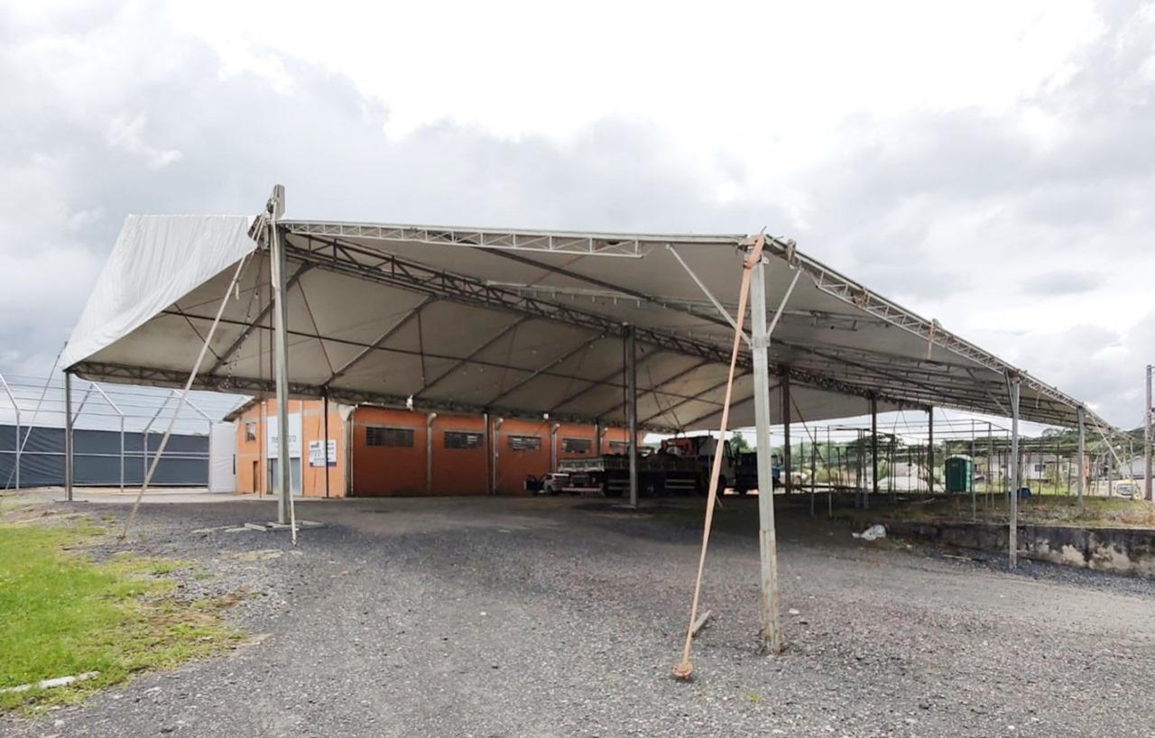 COMEÇOU A MONTAGEM DA ESTRUTURA PARA A XXIV FESTA ESTADUAL DA OVELHA