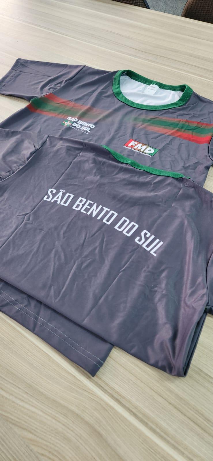 Esporte de São Bento do Sul garante camisetas personalizadas