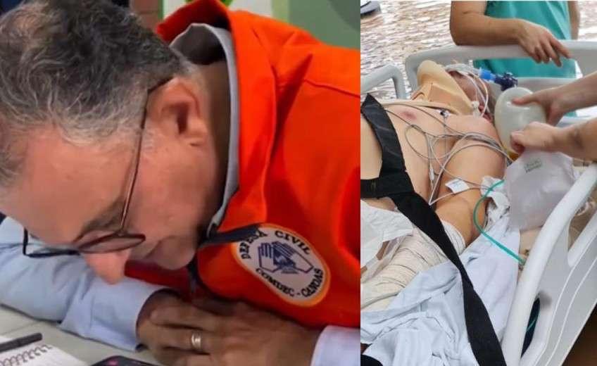 Nove pacientes da UTI morreram esperando resgate em Canoas no RS