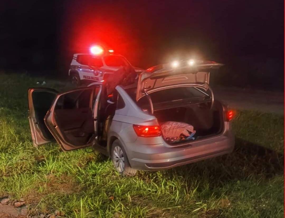Perseguição termina em prisão de assaltantes na BR 280 em Araquari SC