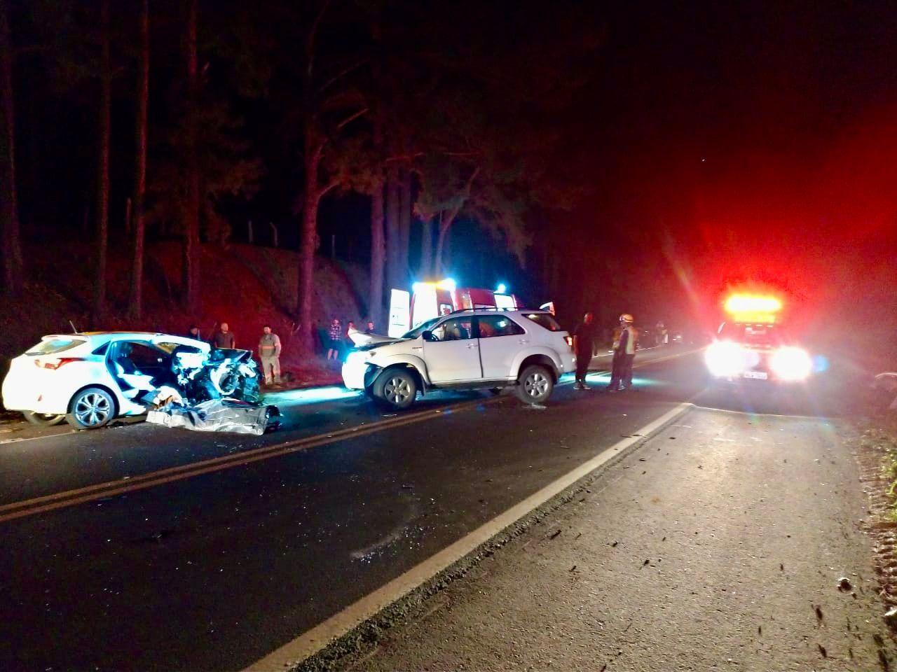 Acidente deixa um morto e 9 feridos na BR 280 em Mafra