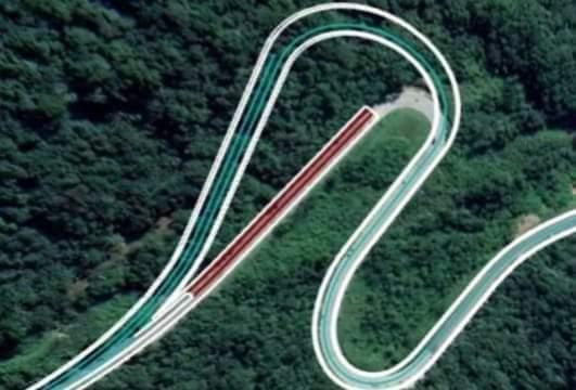 Curva será ampliada para fazer área de escape na Serra Dona Francisca