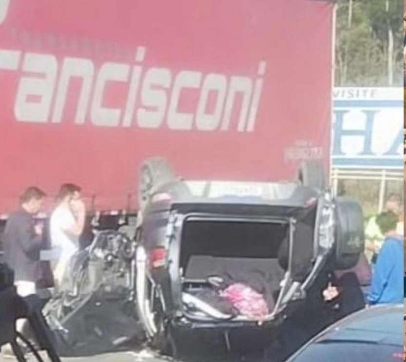 Grave acidente em Piên deixa vítimas graves