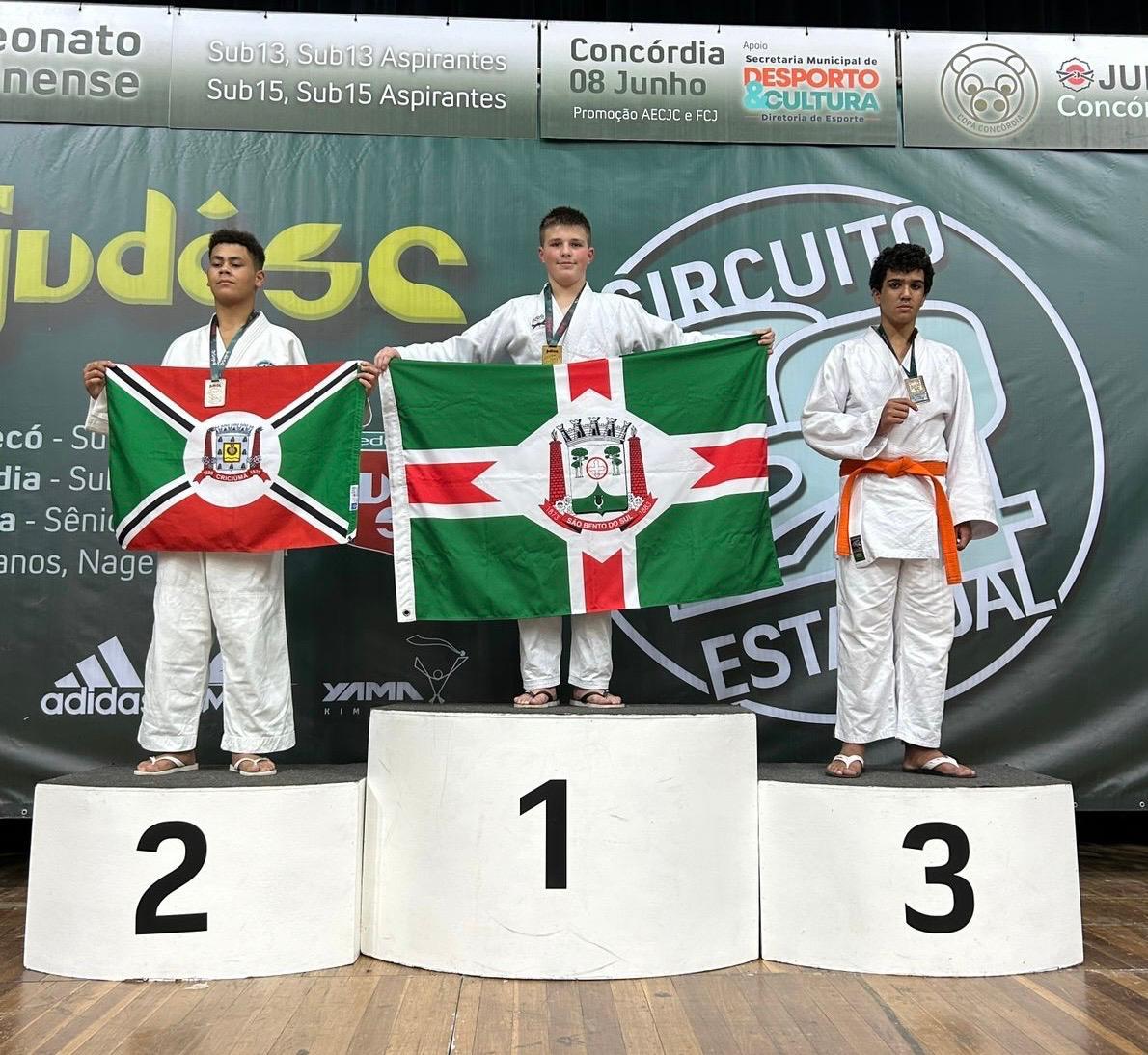 Judoca de São Bento do Sul é campeão estadual