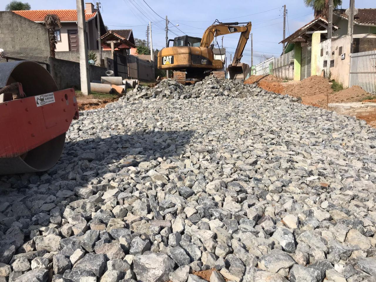 Pavimentações avançando em Serra Alta