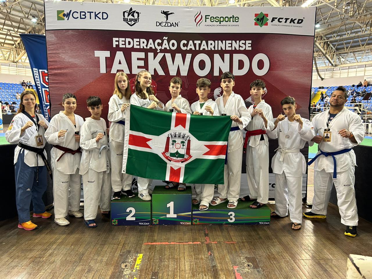 São Bento: Taekwondo brilha no Campeonato Catarinense