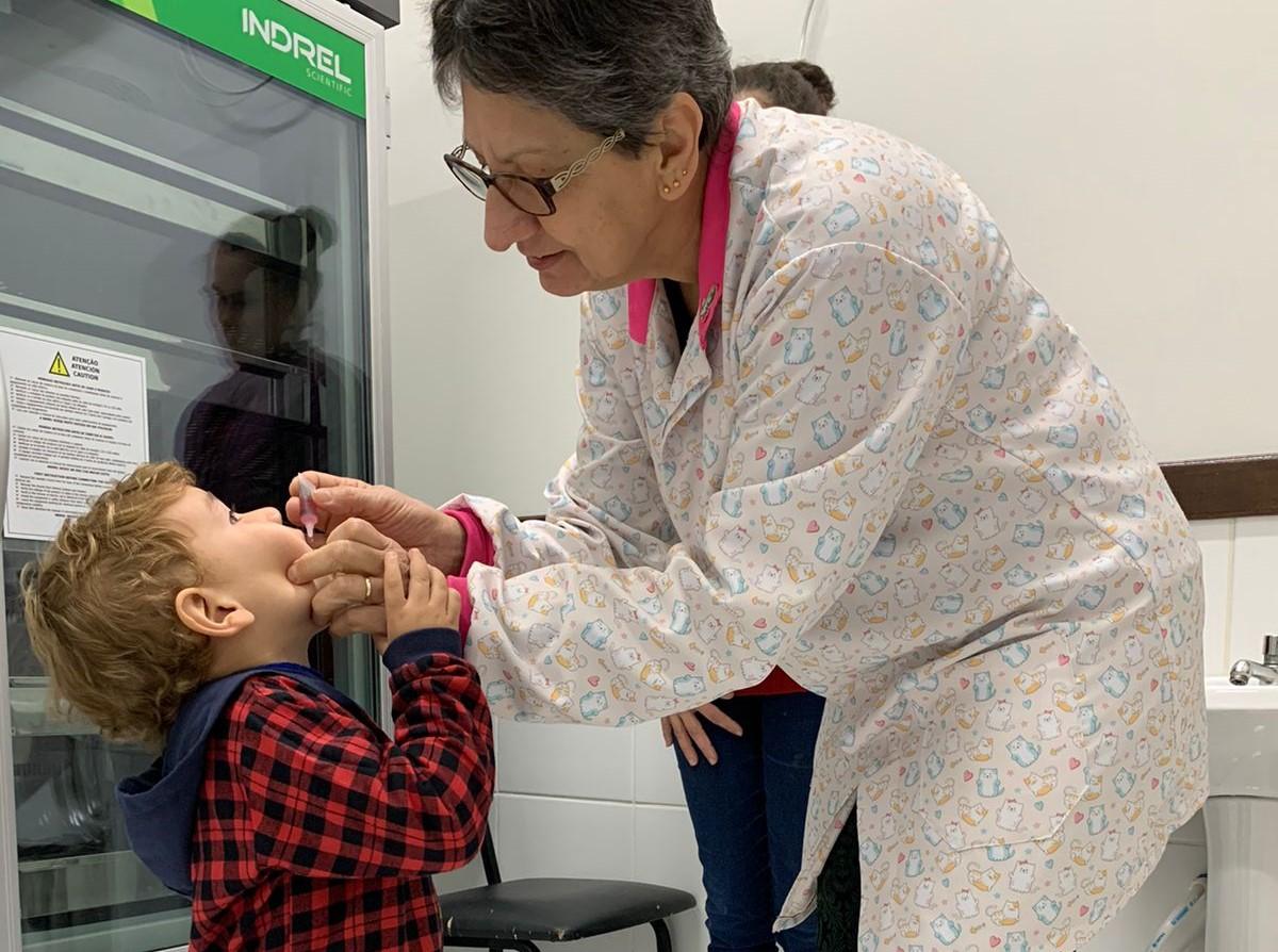 Vacinação contra a poliomielite: SC ainda está longe da meta