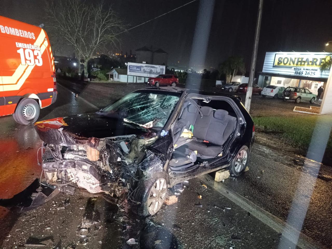 Acidente na BR-470 deixa duas pessoas em estado gravíssimo em Pouso Redondo