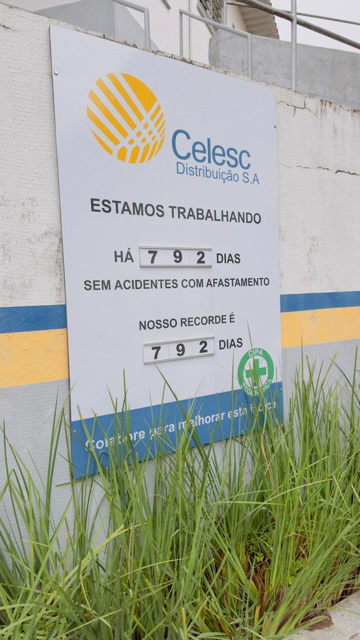 Celesc: Regional de São Bento do Sul bate recorde de segurança do trabalho