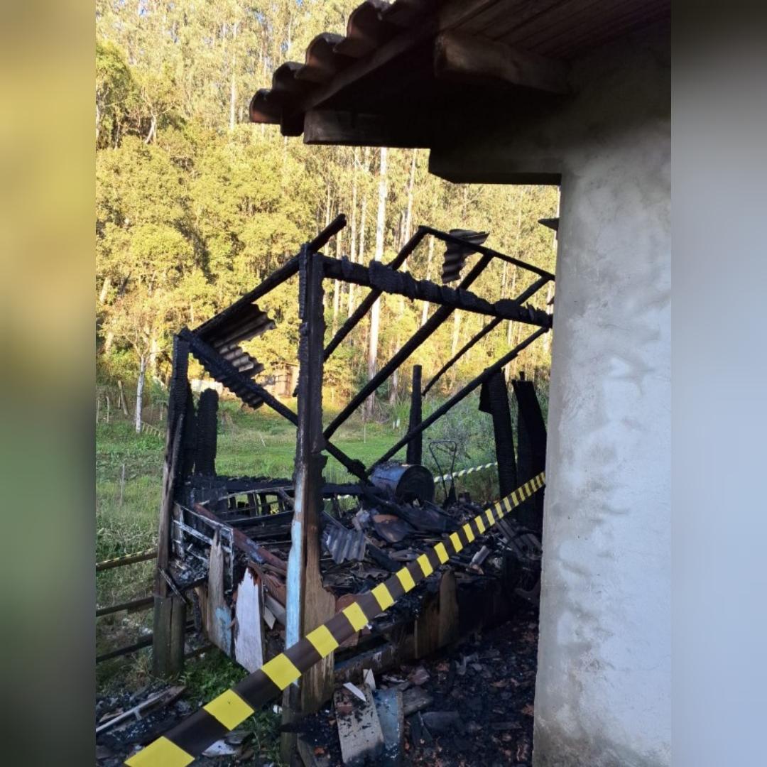 Incêndio em Residência Unifamiliar em Serra Alta