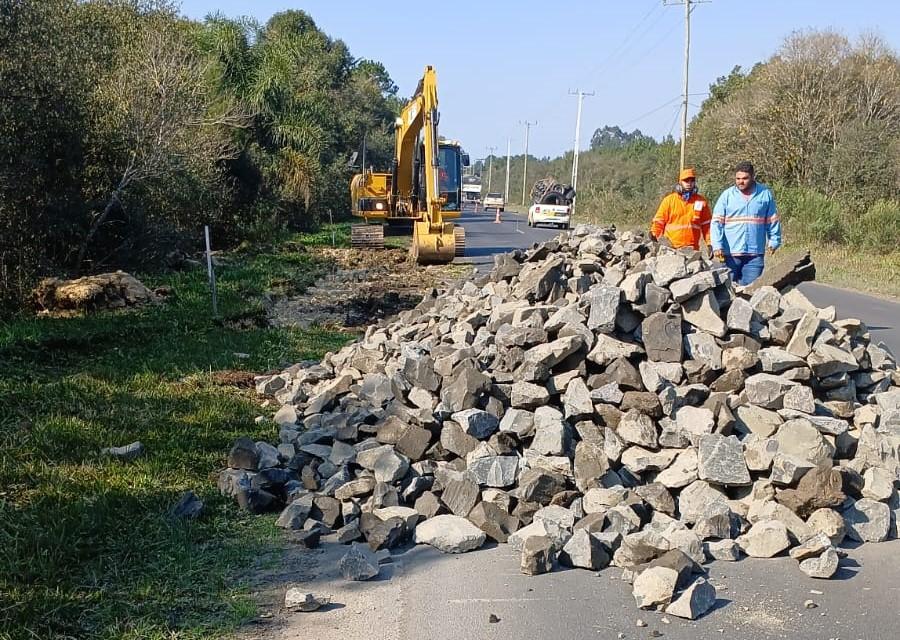 DNIT inicia obras de alteamento do greide na BR-280/SC, em Porto União