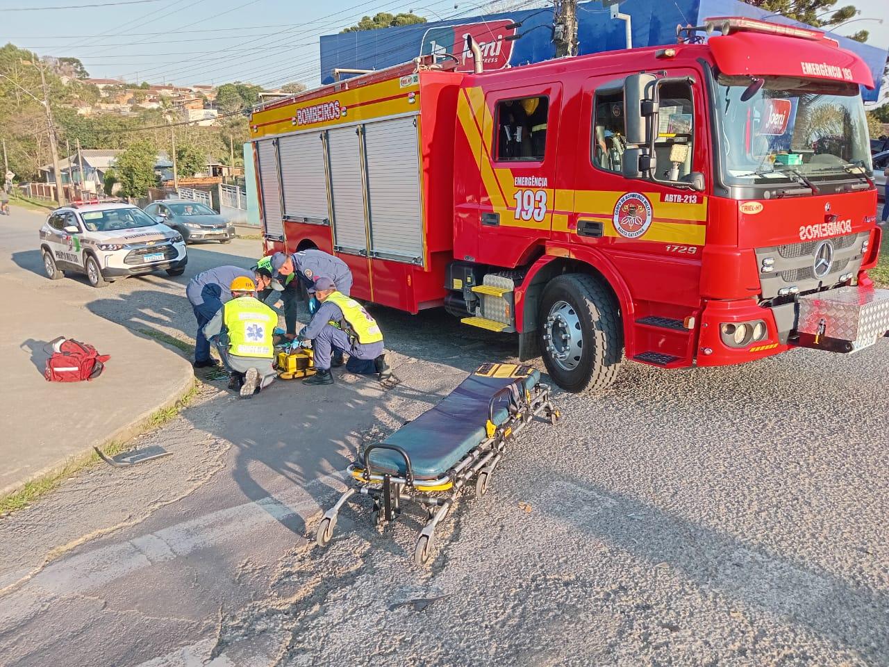 Motorista preso após atropelar ciclista em Mafra