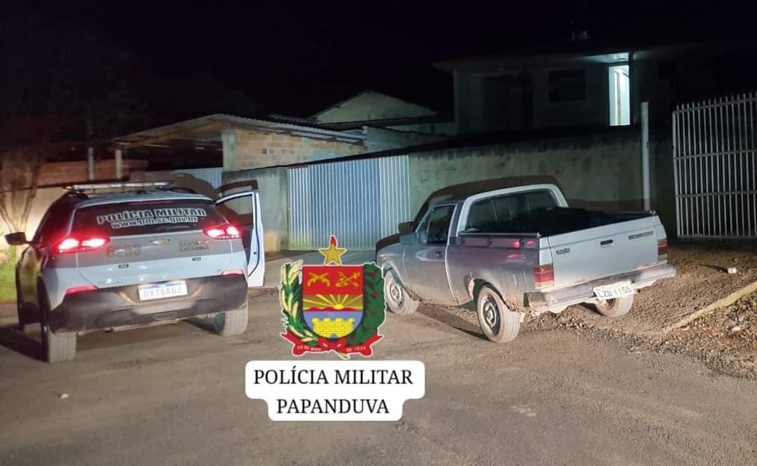 Veículo roubado em Papanduva é rcuperado em Monte Castelo SC