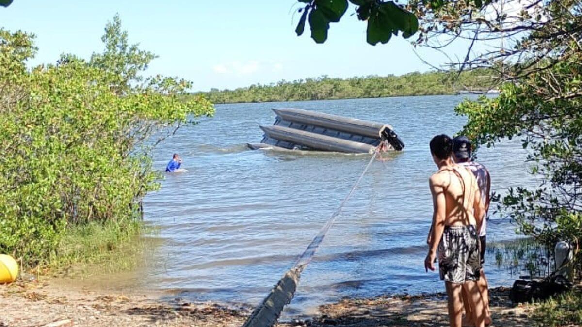 Bebê morre afogado após barco virar em São Francisco do Sul
