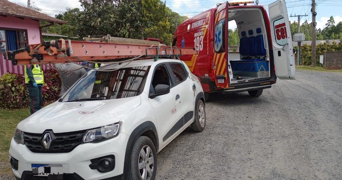 Homem é atropelado no bairro Boehmerwald