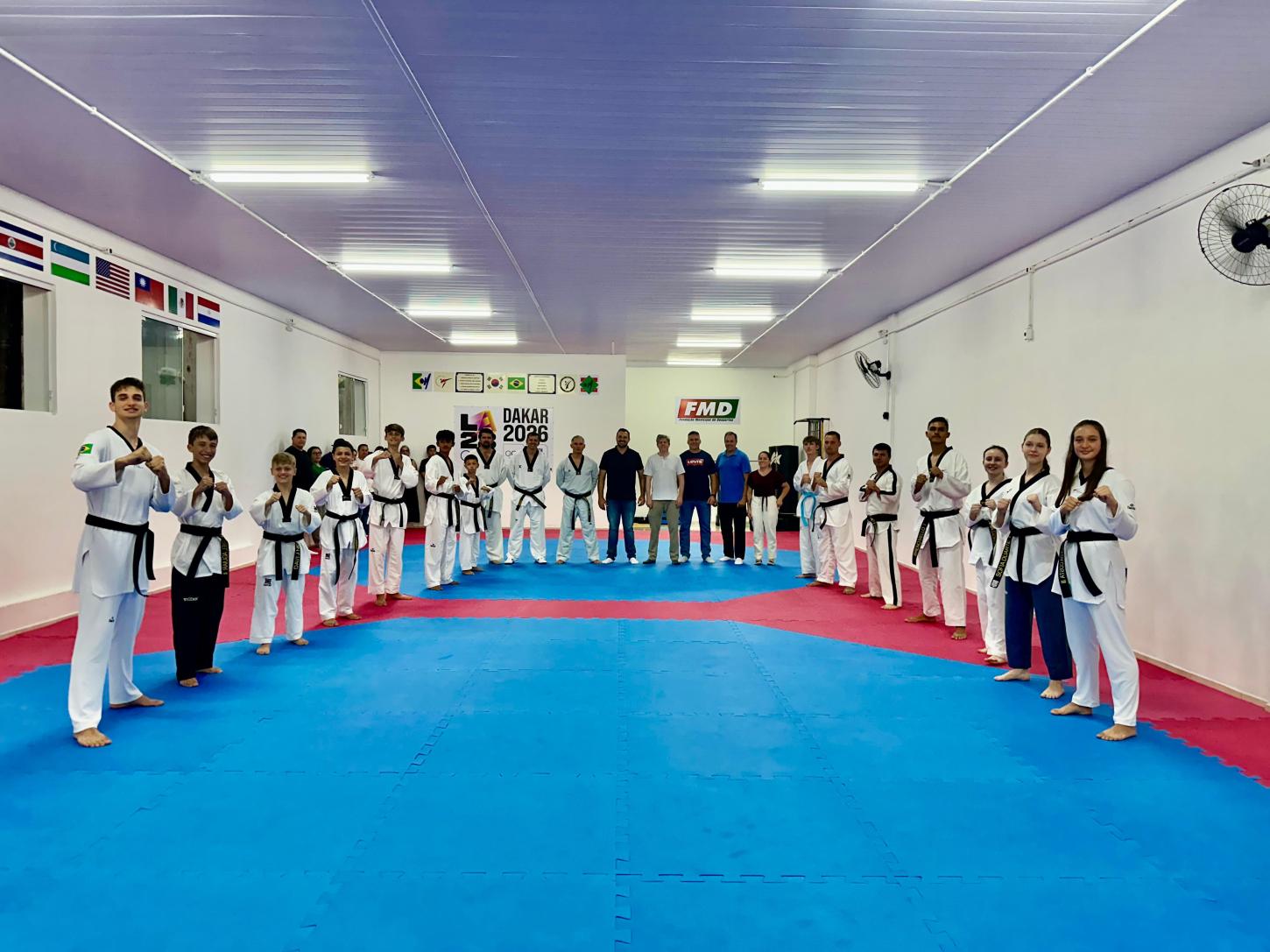 São Bento do Sul ganha novo Centro de Treinamento de Taekwondo