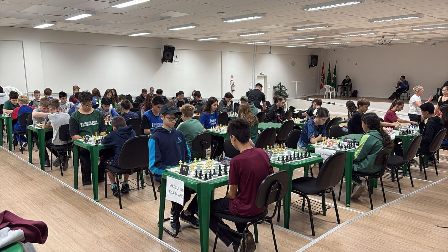 Xadrez Define os Vencedores da fase local