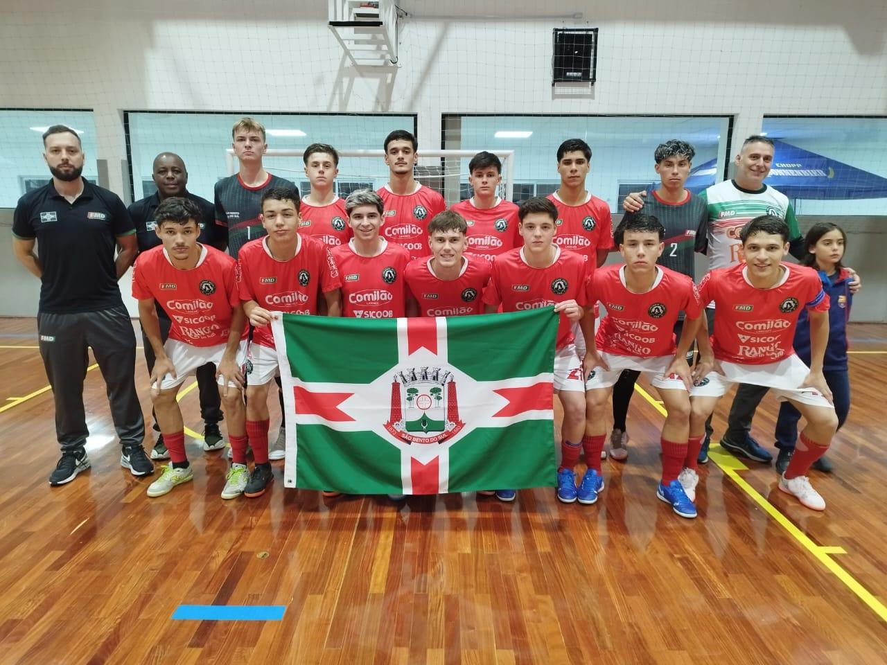 Futsal Sub-17 de São Bento vence Balcam em jogo  pelo Campeonato Estadual