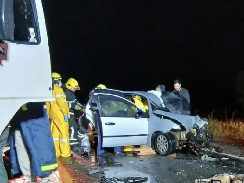 Duas pessoas perdem a vida na BR-280 em Mafra SC