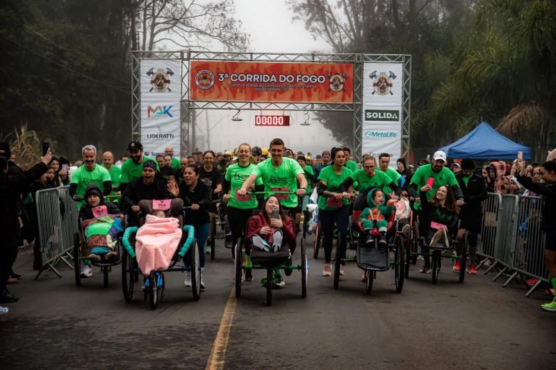 719 atletas participaram da Corrida do Fogo em Rio Negrinho
