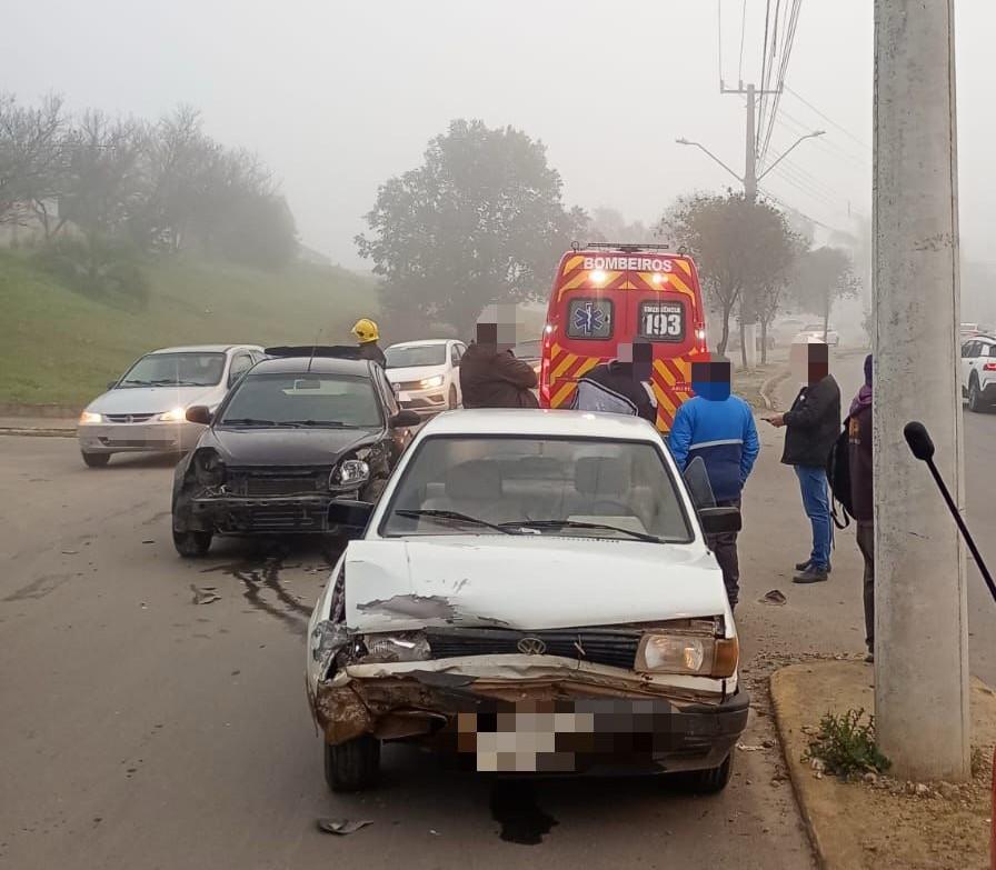 Acidente deixa mulher ferida em Rio Negrinho