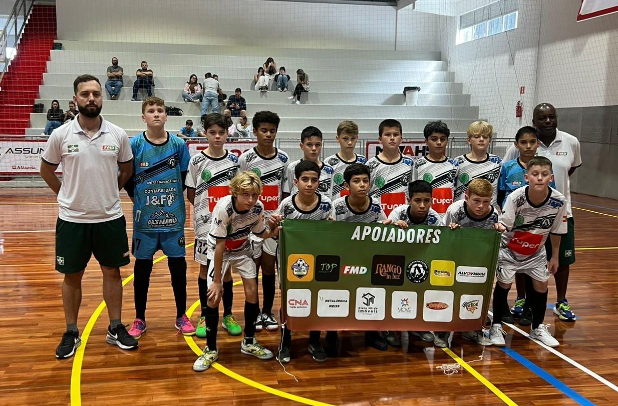 Futsal Sub 13 de São Bento disputará semifinais nesta terça-feira (19) em Jaraguá do Sul