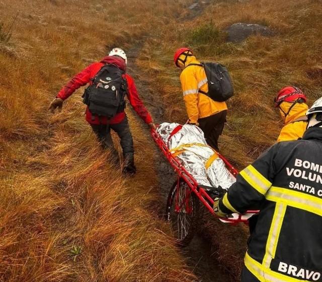Homem morre durante trilha na Pedra da Tartaruga em Garuva