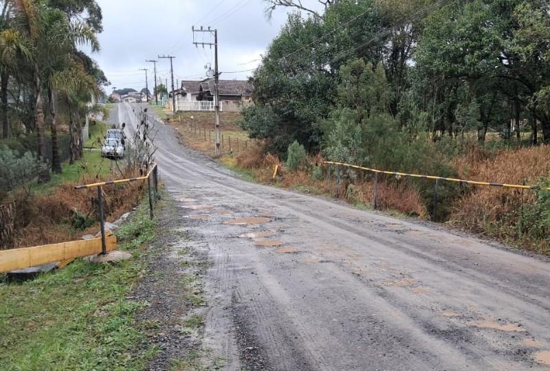 Iniciará as obras da Ponte de concreto na Rua José Adão Hinz