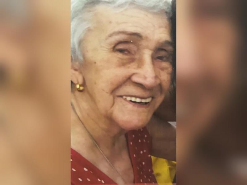 Nota de falecimento da Sra América Cruz dos Santos