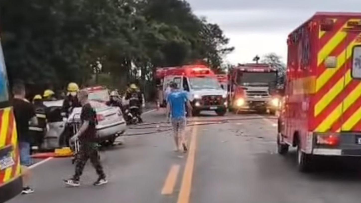 Acidente na BR-470 em Indaial deixa duas pessoas mortas e quatro em estado grave