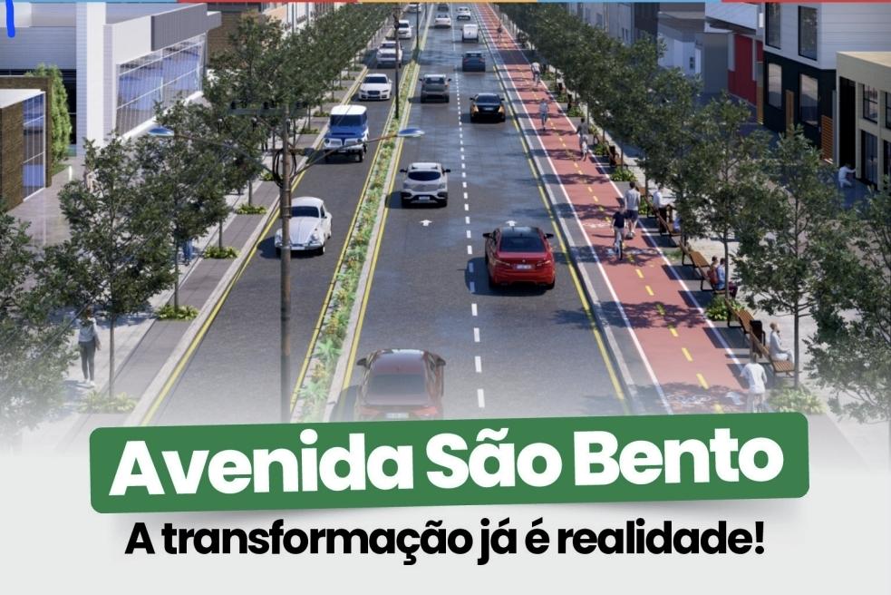 Governador assina a ordem de serviço da revitalização da Avenida São Bento