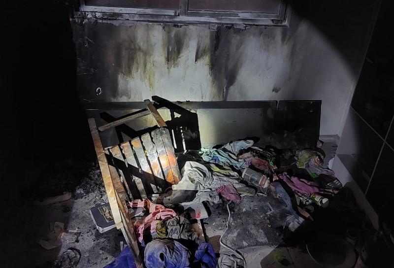 Incêndio atinge apartamento em Blumenau e crianças são resgatadas