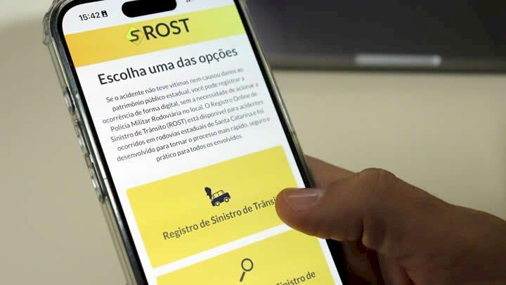 Novo sistema digital para registro de sinistros de trânsito é lançado em Santa Catarina