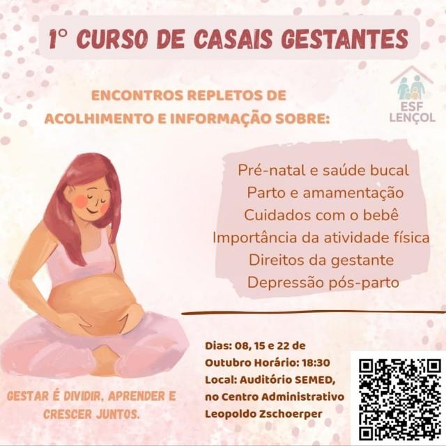 São Bento do Sul promove 1º Curso para Casais Gestantes