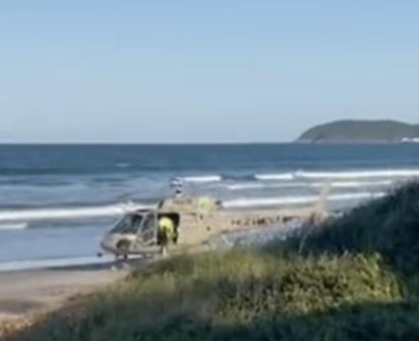 Duas pessoas são salvas de afogamento em São Francisco do Sul