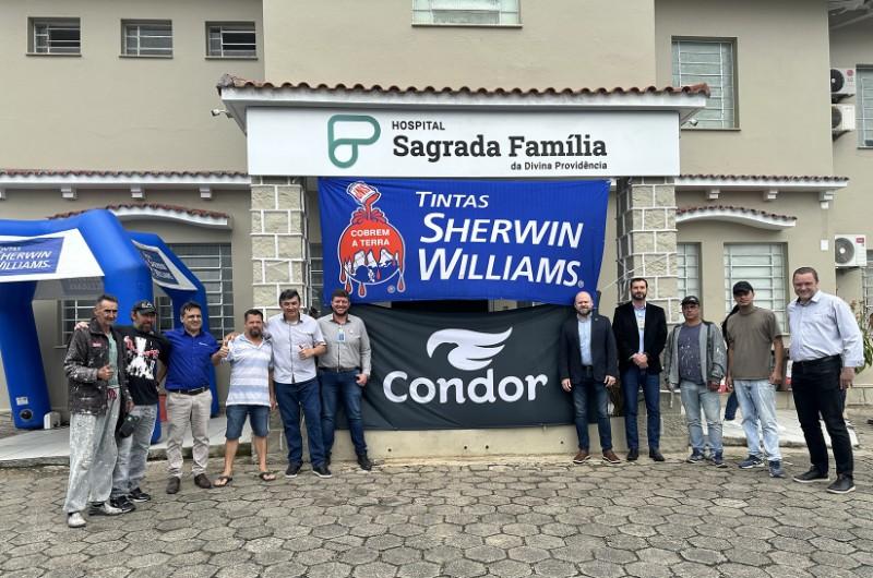 HOSPITAL SAGRADA FAMÍLIA RECEBE  REVITALIZAÇÃO DA FACHADA