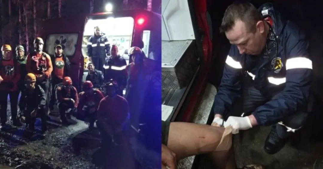 Jovem é resgatado com hipotermia no Morro da Tromba, em Joinville