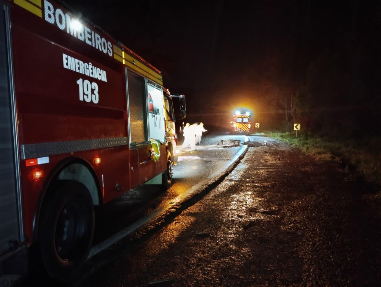 Motociclista morre em grave acidente na BR-470, em Trombudo Central