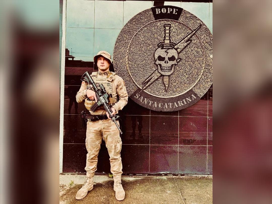 Sargento de São Bento do Sul conclui curso de Atirador Designado no BOPE