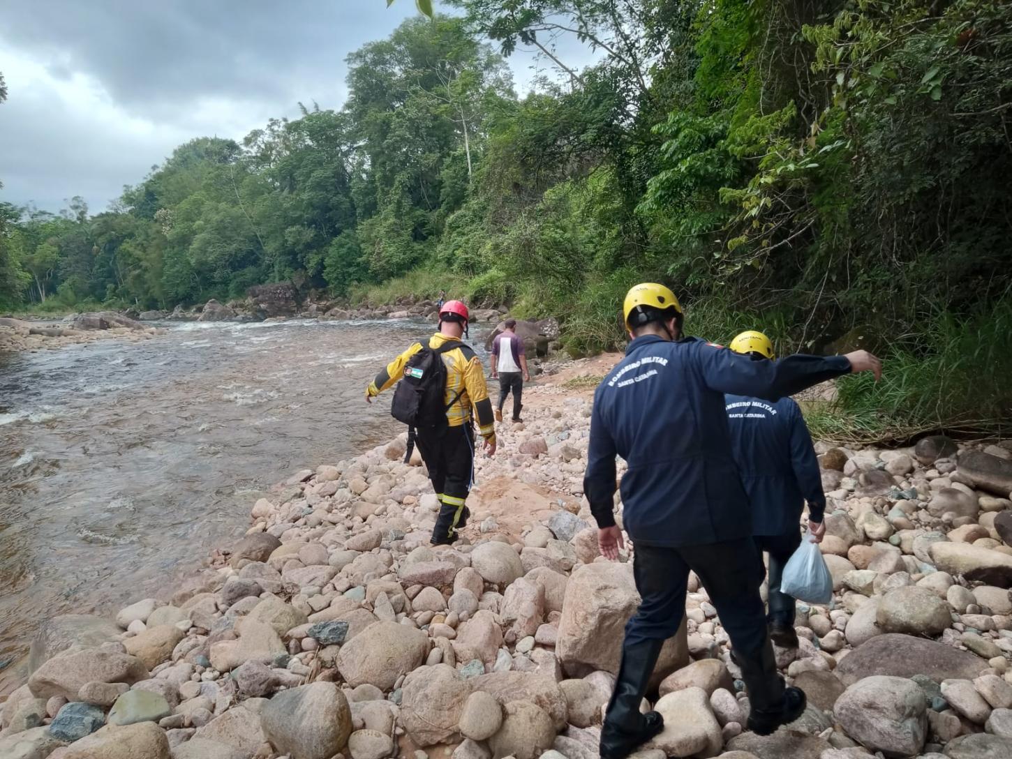 Buscas continuam por homem desaparecido na região de Garuva