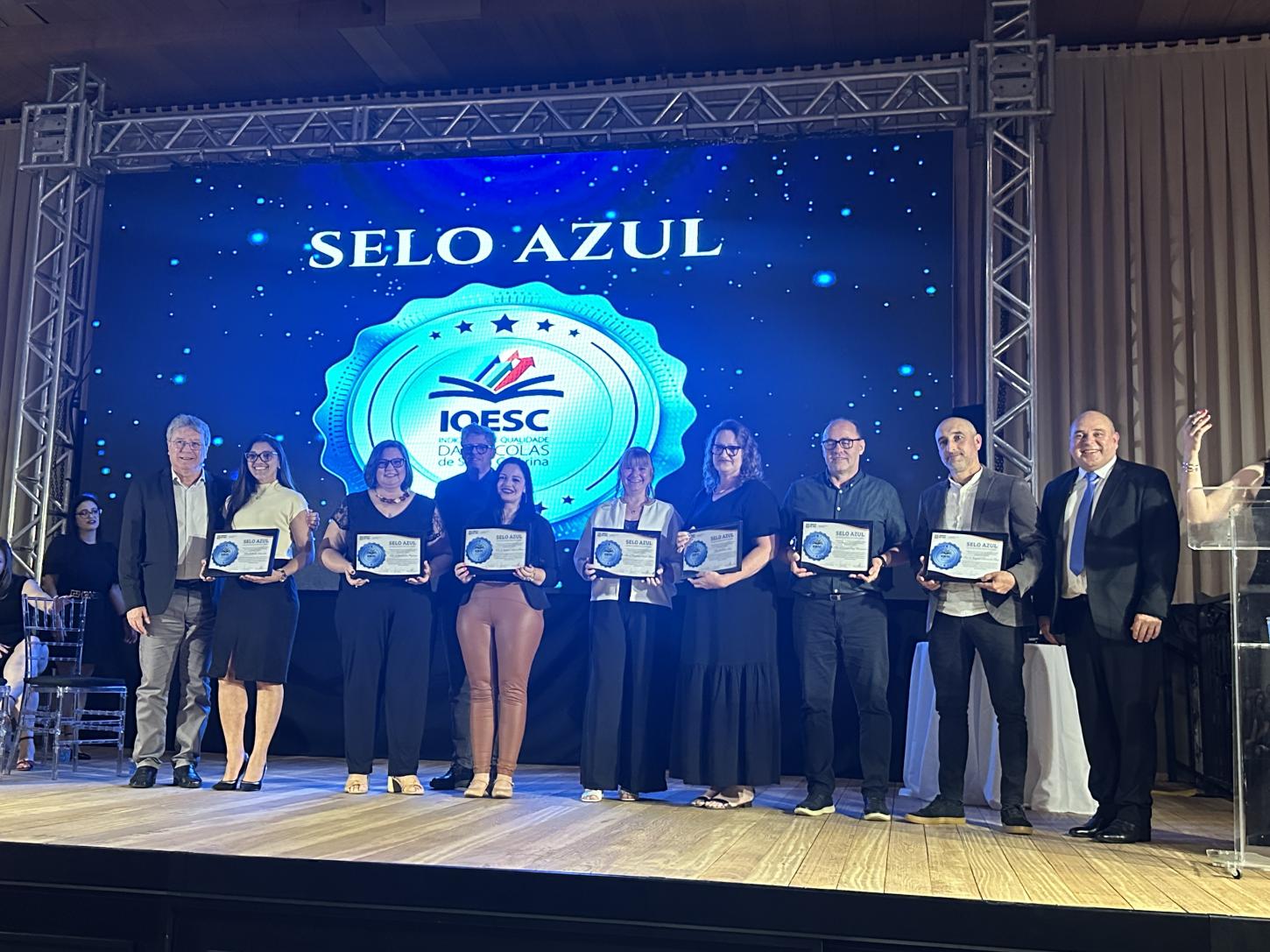 Escolas de São Bento do Sul recebem Selo Azul