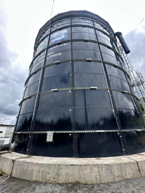 Inaugurado Reservatório de Água Tratada localizado no loteamento Salzburg