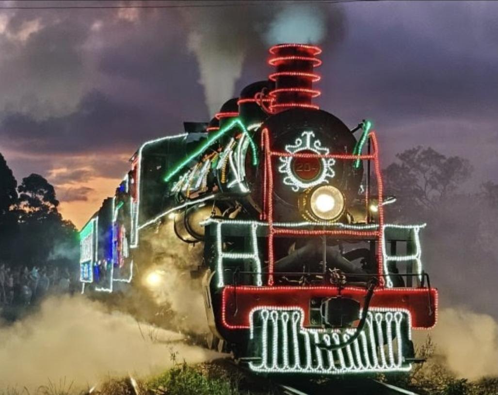 “Rumo ao Natal” volta a iluminar os trilhos da Região Sul