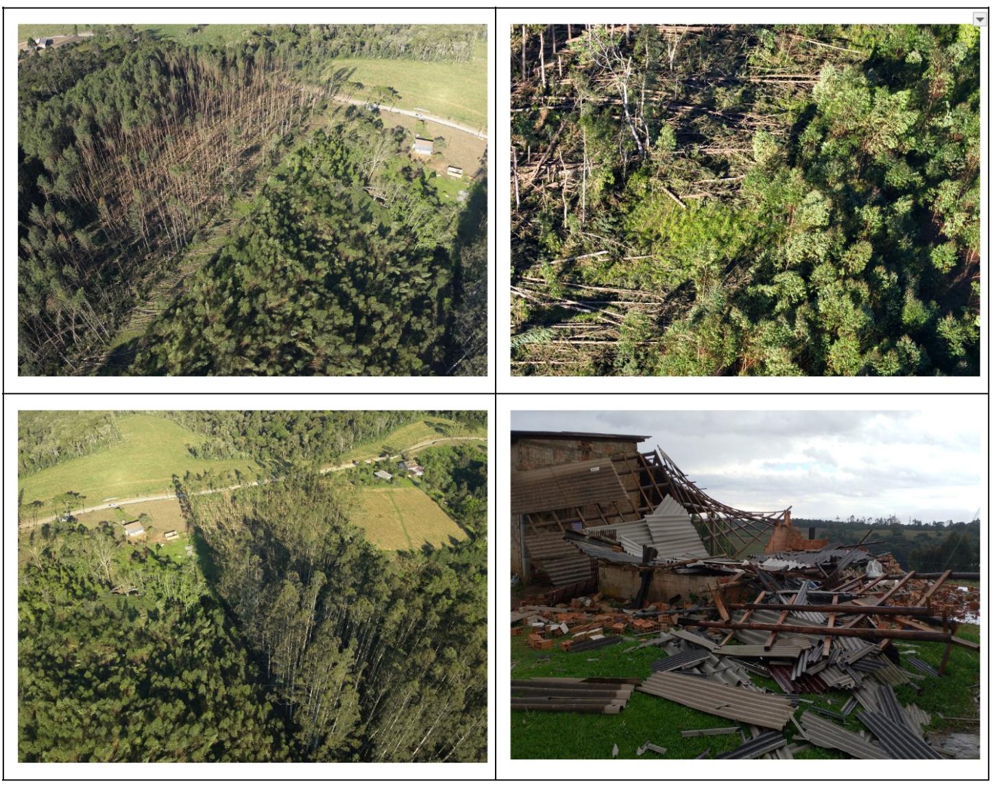 Tempestade severa com tornado causou destruição no interior de Itaiópolis