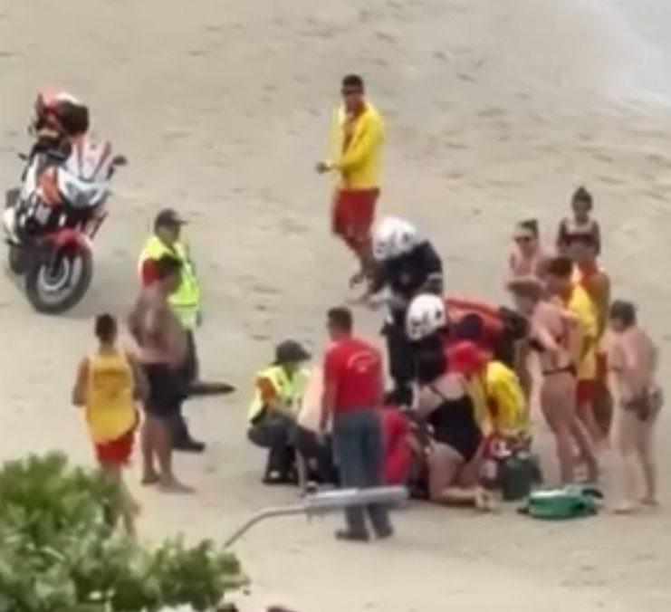 Idoso morre após afogamento na Praia do Perequê, em Porto Belo