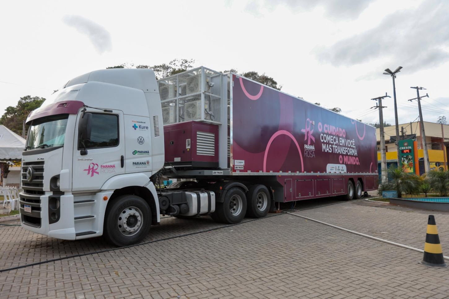 Ministério da Saúde lança em Canoinhas (SC) carreta de saúde da mulher