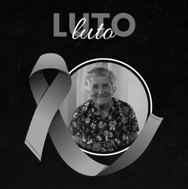 Nota de falecimento da Sra Annita Naderer